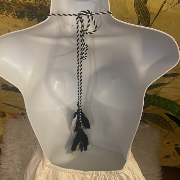 Anthropologie Farm Rio Embroidered Halter Maxi Dress - Picture 10 of 11